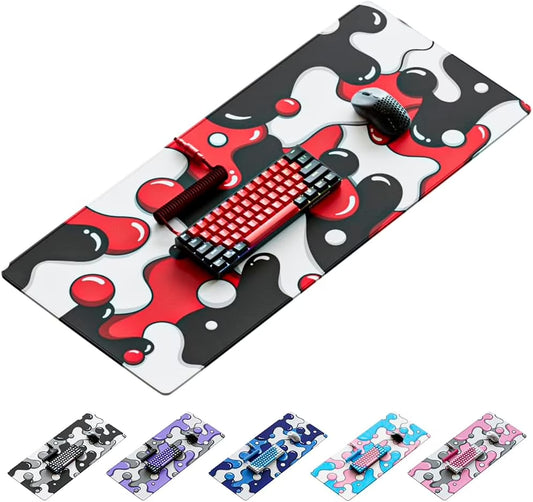 Large XXL Gaming Mouse Pad - Thick Artisan Desk Mat for Keyboard (Darth Drip)
