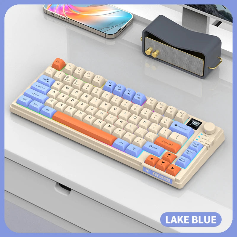 K920 Bluetooth Wireless Keyboard and Mouse Combo - Dual Mode USB Rechargeable for Laptop, Home Office, and Gaming
