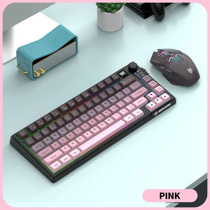 K920 Bluetooth Wireless Keyboard and Mouse Combo - Dual Mode USB Rechargeable for Laptop, Home Office, and Gaming