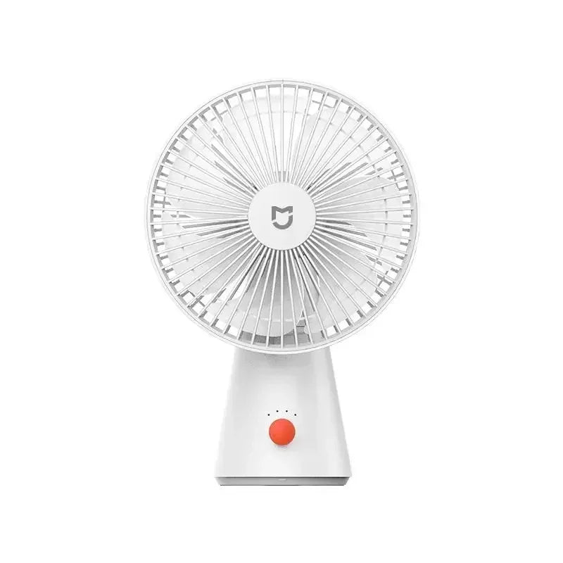 Rechargeable USB Mini Desk Fan - Portable Cordless Electric Cooling Solution for Students and Office Use