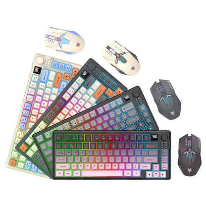 K920 Bluetooth Wireless Keyboard and Mouse Combo - Dual Mode USB Rechargeable for Laptop, Home Office, and Gaming