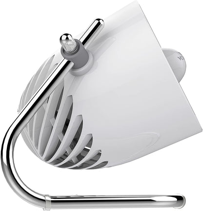 Pivot Personal Air Circulator, Portable, Desk Fan, Electric, Ice White