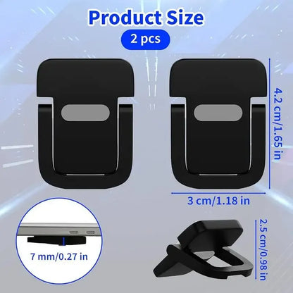 2Pcs/Set Laptop Stand for Computer Keyboard Stand Riser Mini Portable Laptop Stands for Notebook