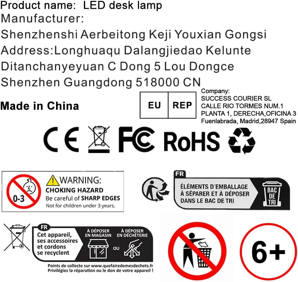 Professional LED Desk Lamp with Clamp, Eye-Caring Architect Design, Adjustable Swing Arm, Dimmable and Color Temperature Control for Office and Home Use
