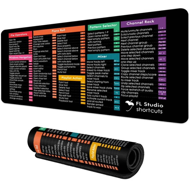 KeyFlow™ Shortcut Desk Mat
