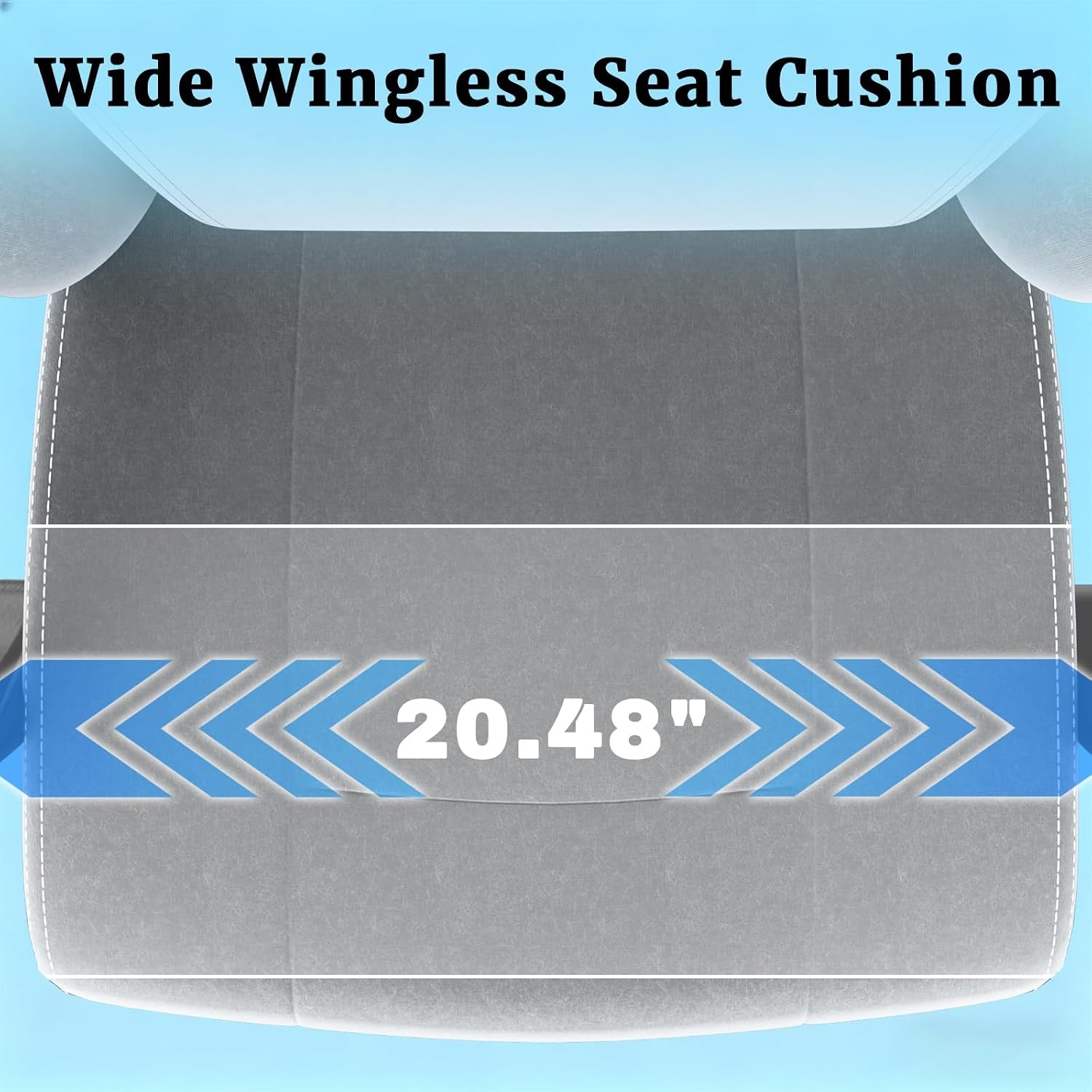 Ergonomic Massage Gaming Chair with Lumbar Support and Footrest, Height Adjustable Fabric Computer Chair with Pocket Spring Cushion (Gray)