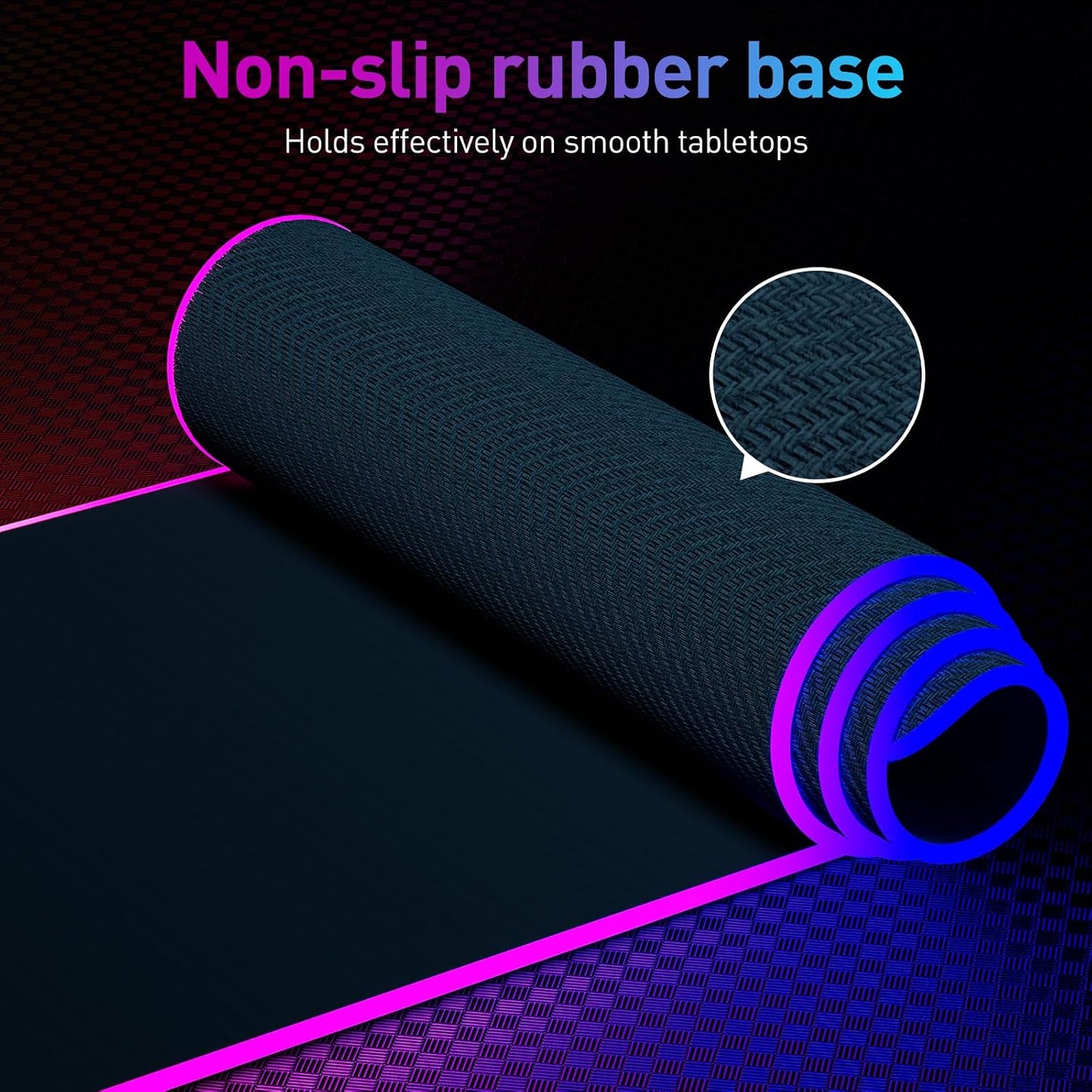 Large RGB LED Gaming Mouse Pad - Optimized Performance Surface