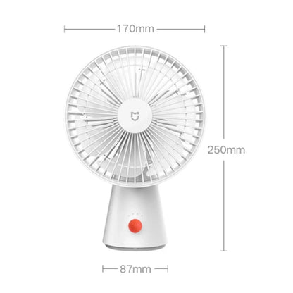 Rechargeable USB Mini Desk Fan - Portable Cordless Electric Cooling Solution for Students and Office Use