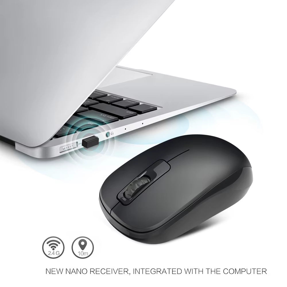 2.4GHz Wireless Keyboard and Mouse Set - Gaming Keyboard and Mouse Kit for Tablets, Android TV Boxes, Laptops, and PCs - Office Accessories