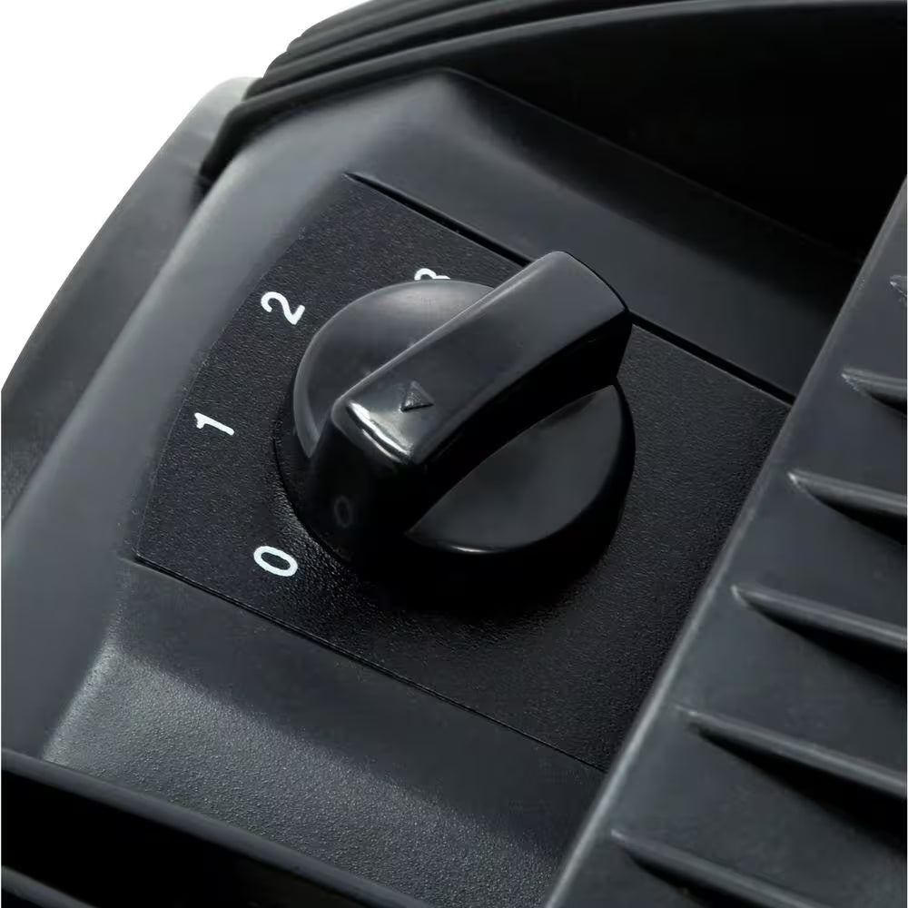 11 In. 3 Speed Portable Desk Fan in Black