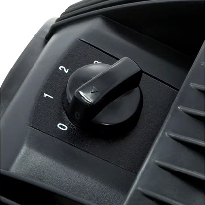 11 In. 3 Speed Portable Desk Fan in Black